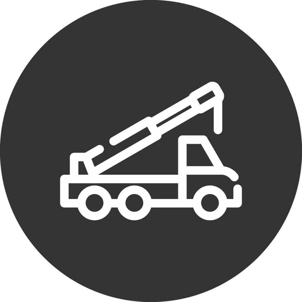 kreatives Icon-Design für Kranwagen vektor