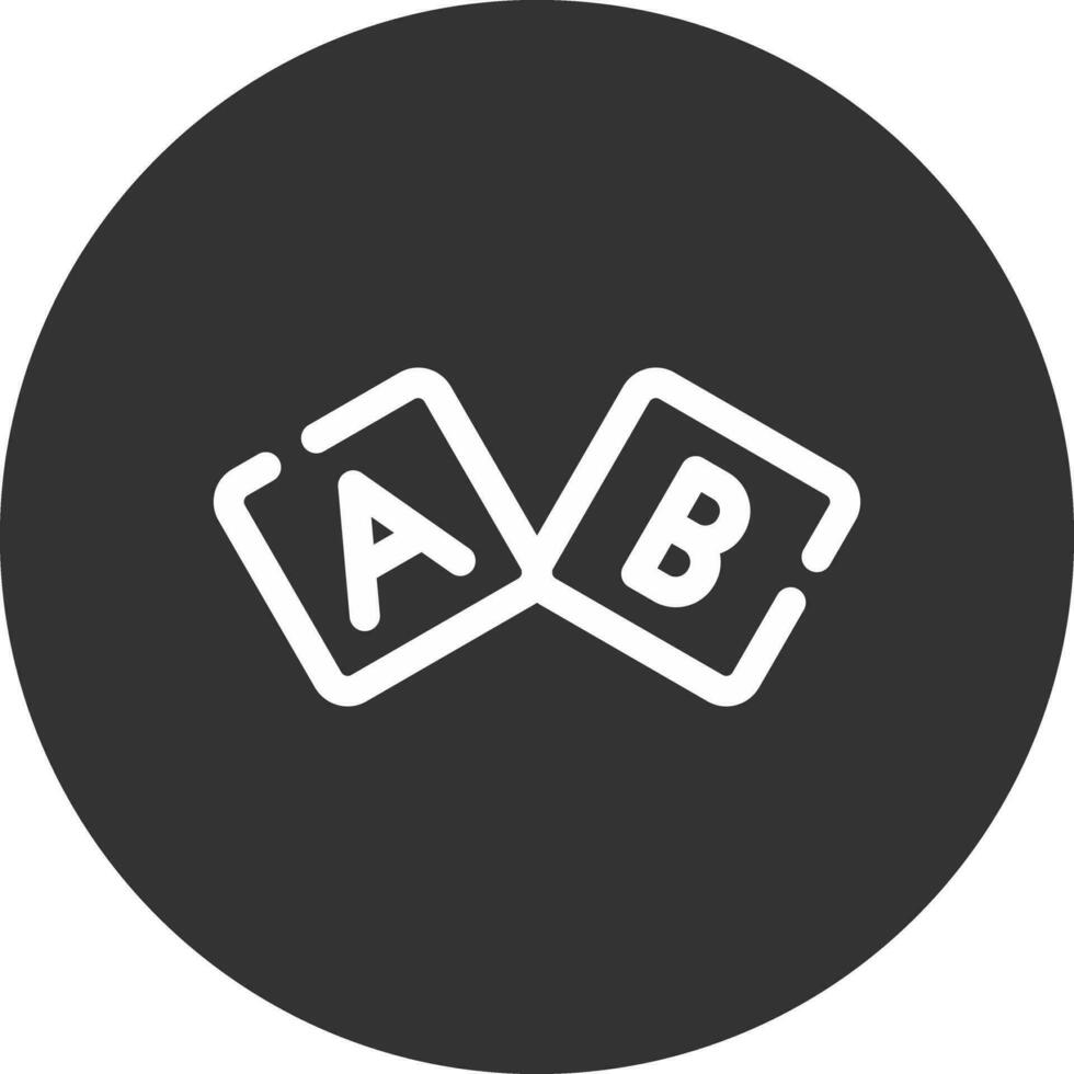 ABC-Block kreatives Icon-Design vektor