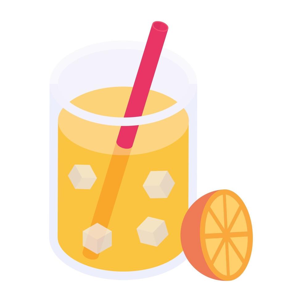 apelsinjuice och dryck vektor