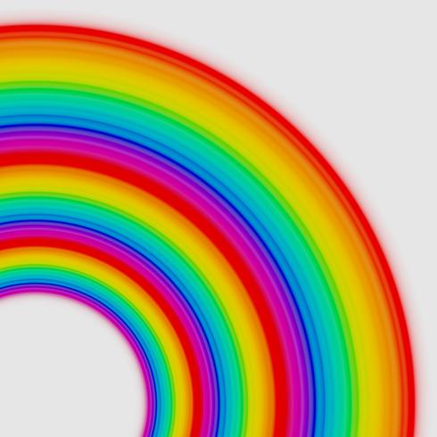 Rainbow cirklar, vektor