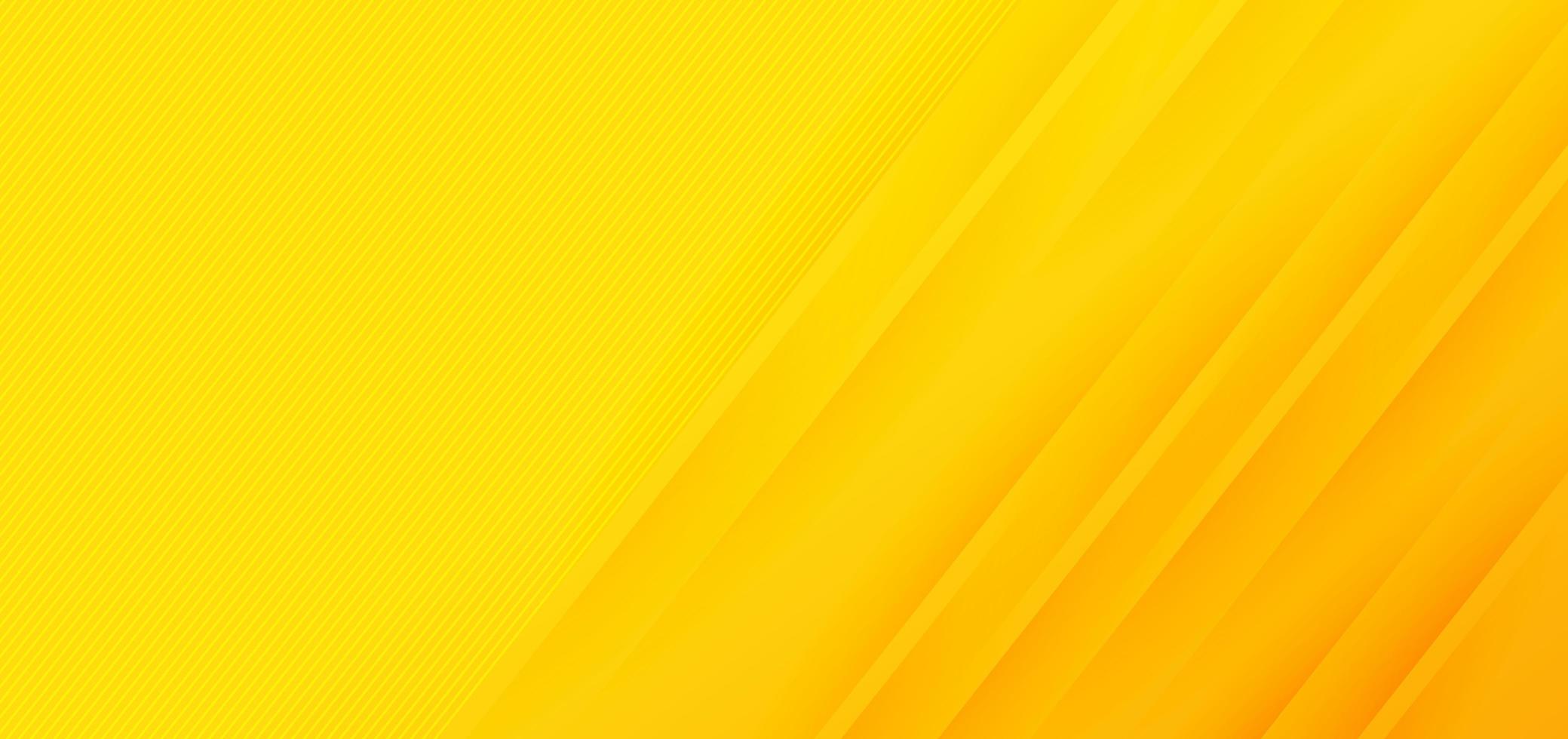 abstrakter moderner gelber Farbverlauf diagonale Linien Hintergrund vektor