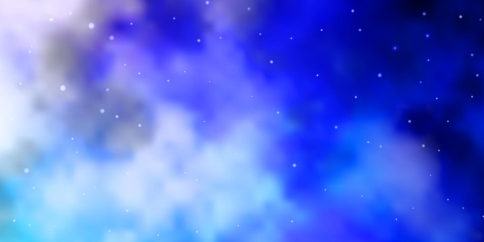 ljusrosa, blå vektorstruktur med vackra stjärnor. vektor