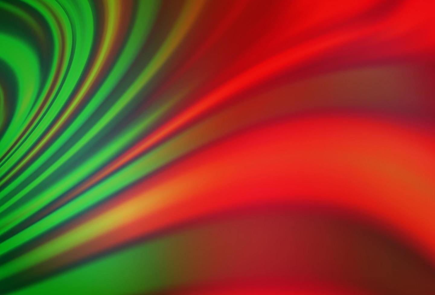 hellgrüner, roter Vektorhintergrund mit Lavaformen. vektor