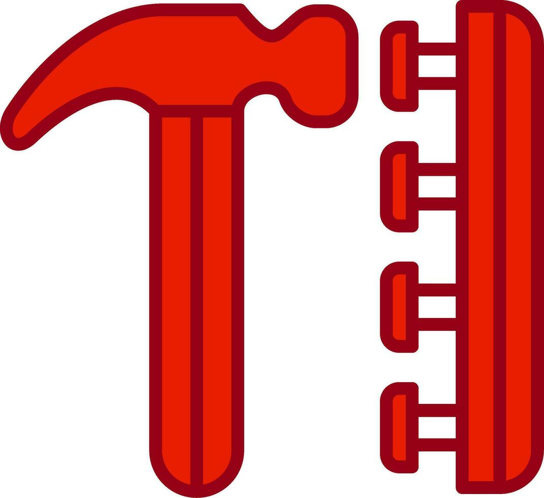 Hammer-Vektor-Symbol vektor