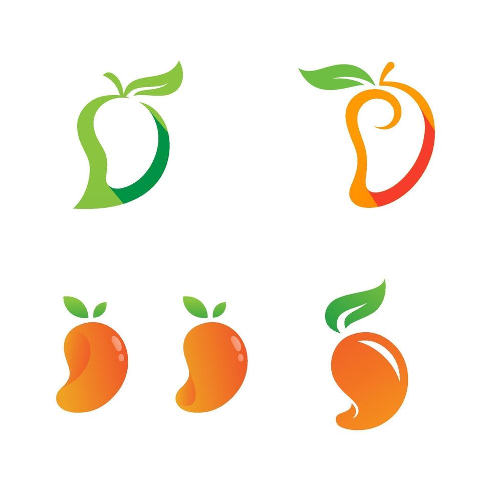 Mango-Symbol-Vektor-Illustration-Design vektor