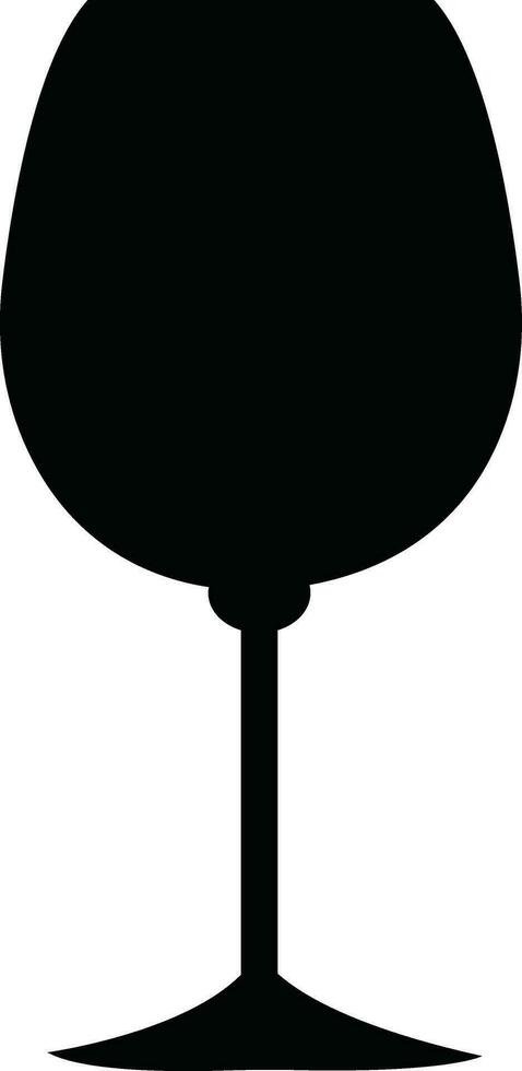 Wein Brille Symbole einstellen einfach Symbol von Bar, Restaurant. verschiedene Wein Glas eben oder Linie Vektor schwarz Silhouette Sammlung zum Handy, Mobiltelefon Konzept und Netz Design.