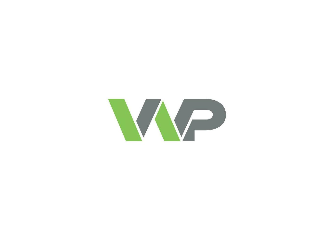 wp modern logotyp design vektor ikon mall med vit bakgrund