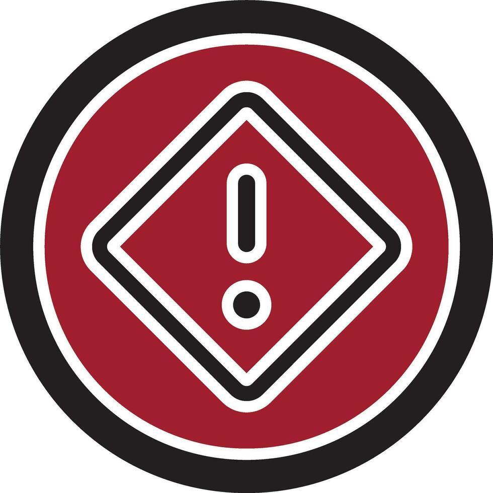 Vorsicht Vektor Symbol