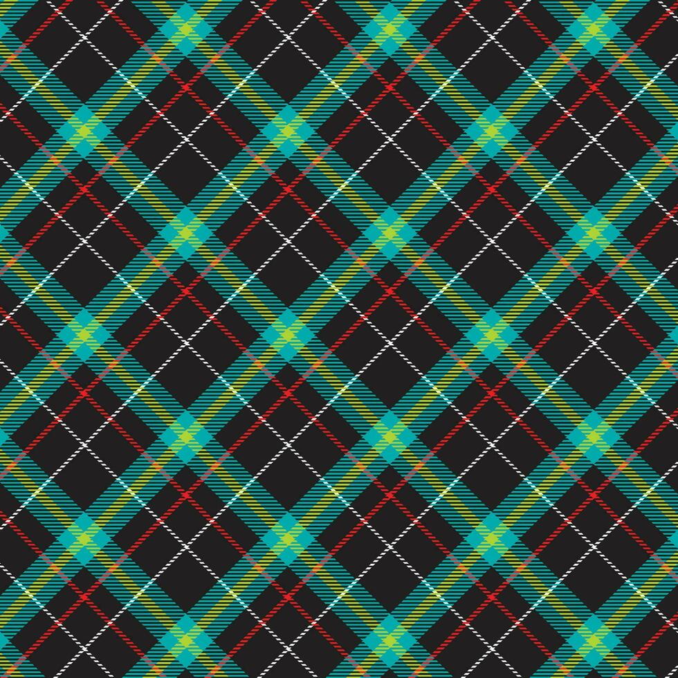 mit ein Tartan prüfen Plaid Hintergrund, diese Vektor Stoff Textur hat ein nahtlos Design.