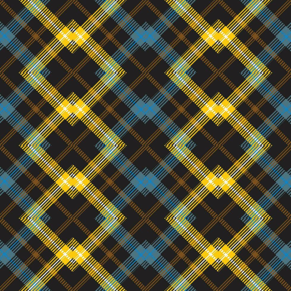 med en tartan kolla upp pläd bakgrund, detta vektor tyg textur har en sömlös design.