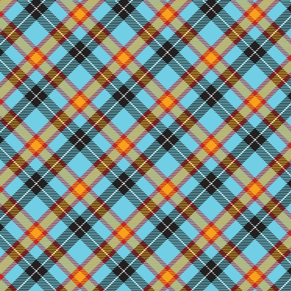 schottisch Tartan Plaid wiederholt Vektor nahtlos Muster zum das Hintergrund