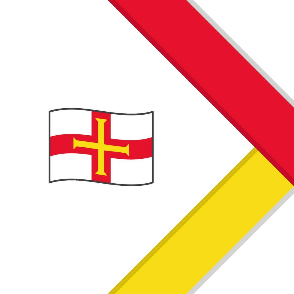 Guernsey Flagge abstrakt Hintergrund Design Vorlage. Guernsey Unabhängigkeit Tag Banner Sozial Medien Post. Guernsey Karikatur vektor