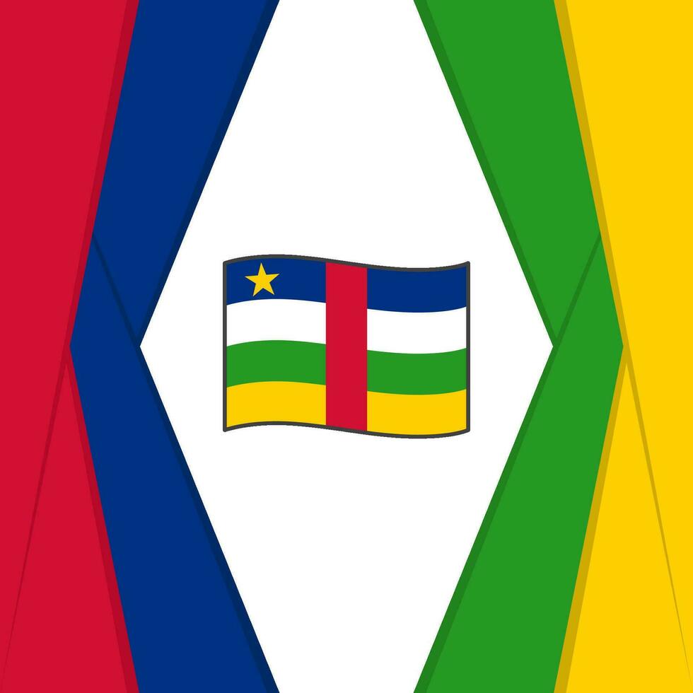 central afrikansk republik flagga abstrakt bakgrund design mall. central afrikansk republik oberoende dag baner social media posta. central afrikansk republik bakgrund vektor