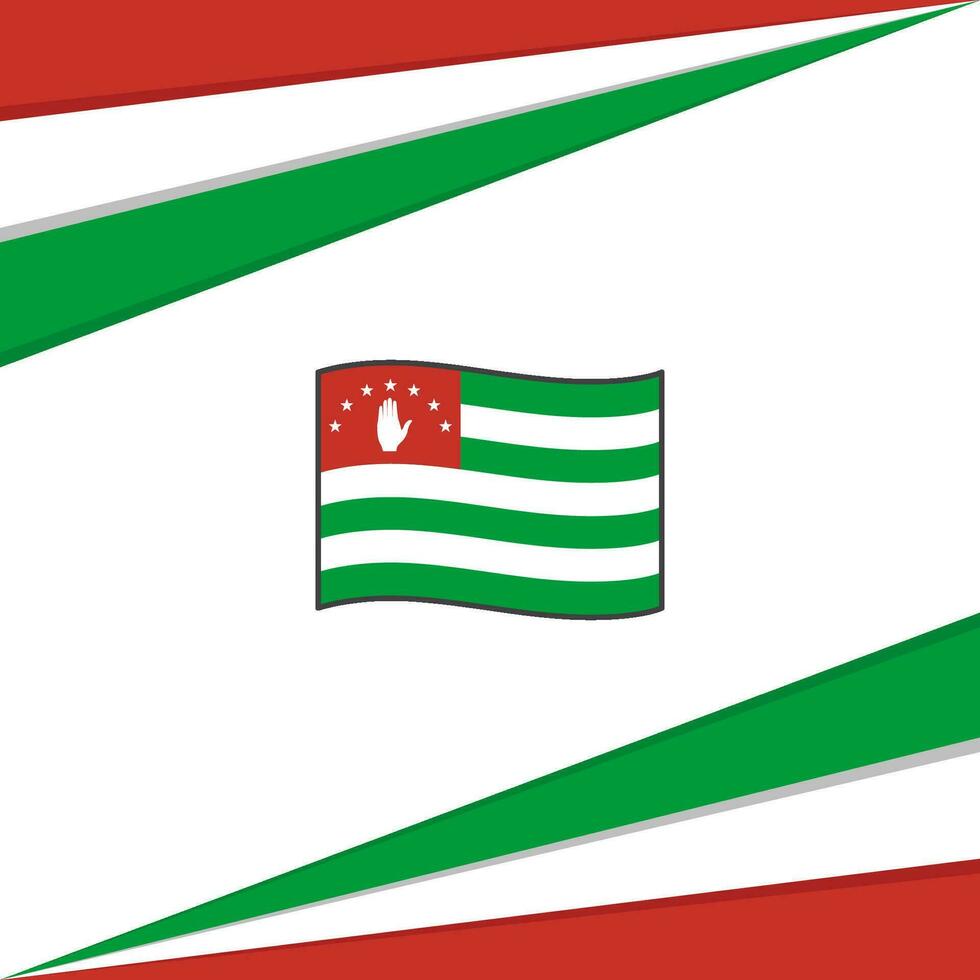 abkhazia Flagge abstrakt Hintergrund Design Vorlage. abkhazia Unabhängigkeit Tag Banner Sozial Medien Post. abkhazia Design vektor