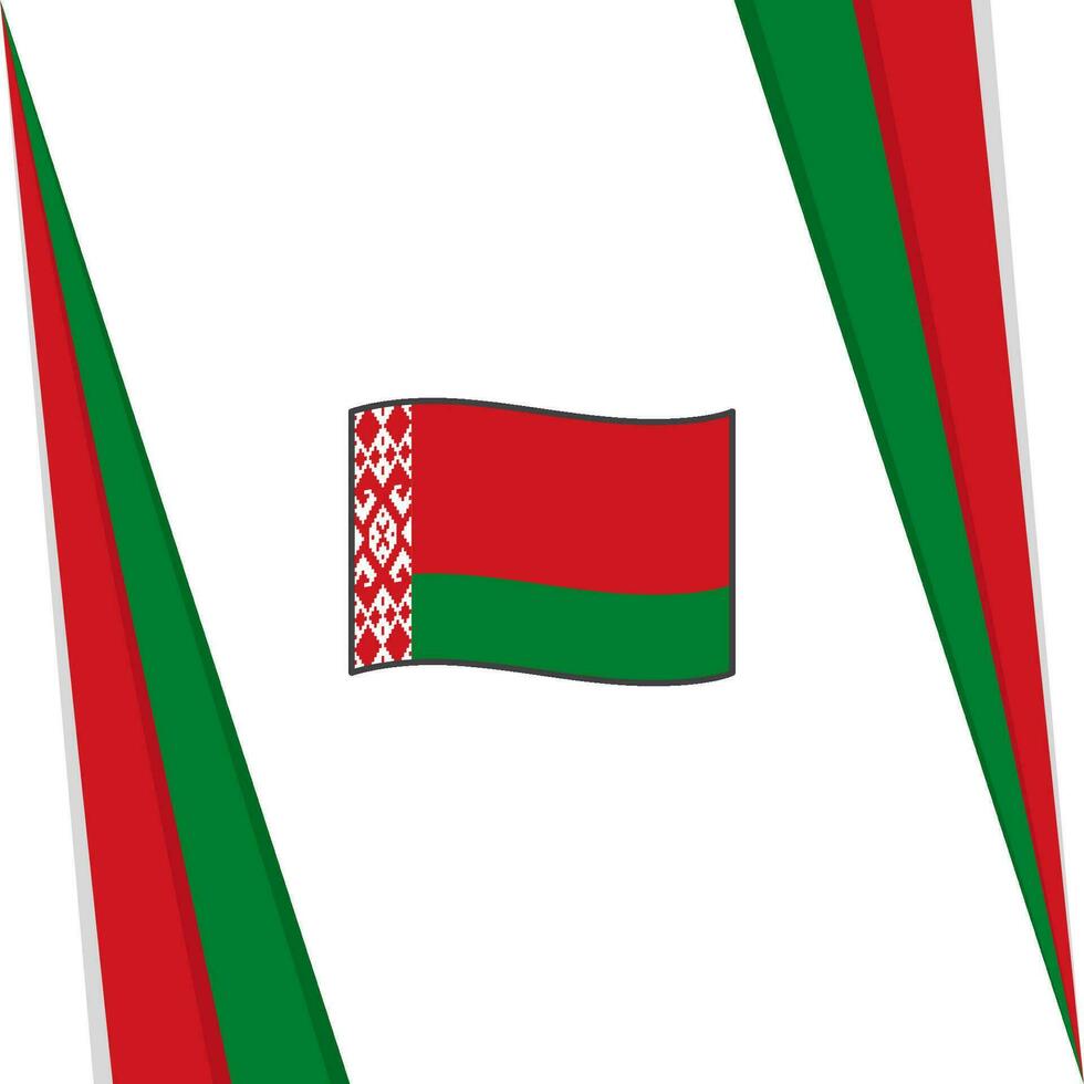 Weißrussland Flagge abstrakt Hintergrund Design Vorlage. Weißrussland Unabhängigkeit Tag Banner Sozial Medien Post. Weißrussland Flagge vektor