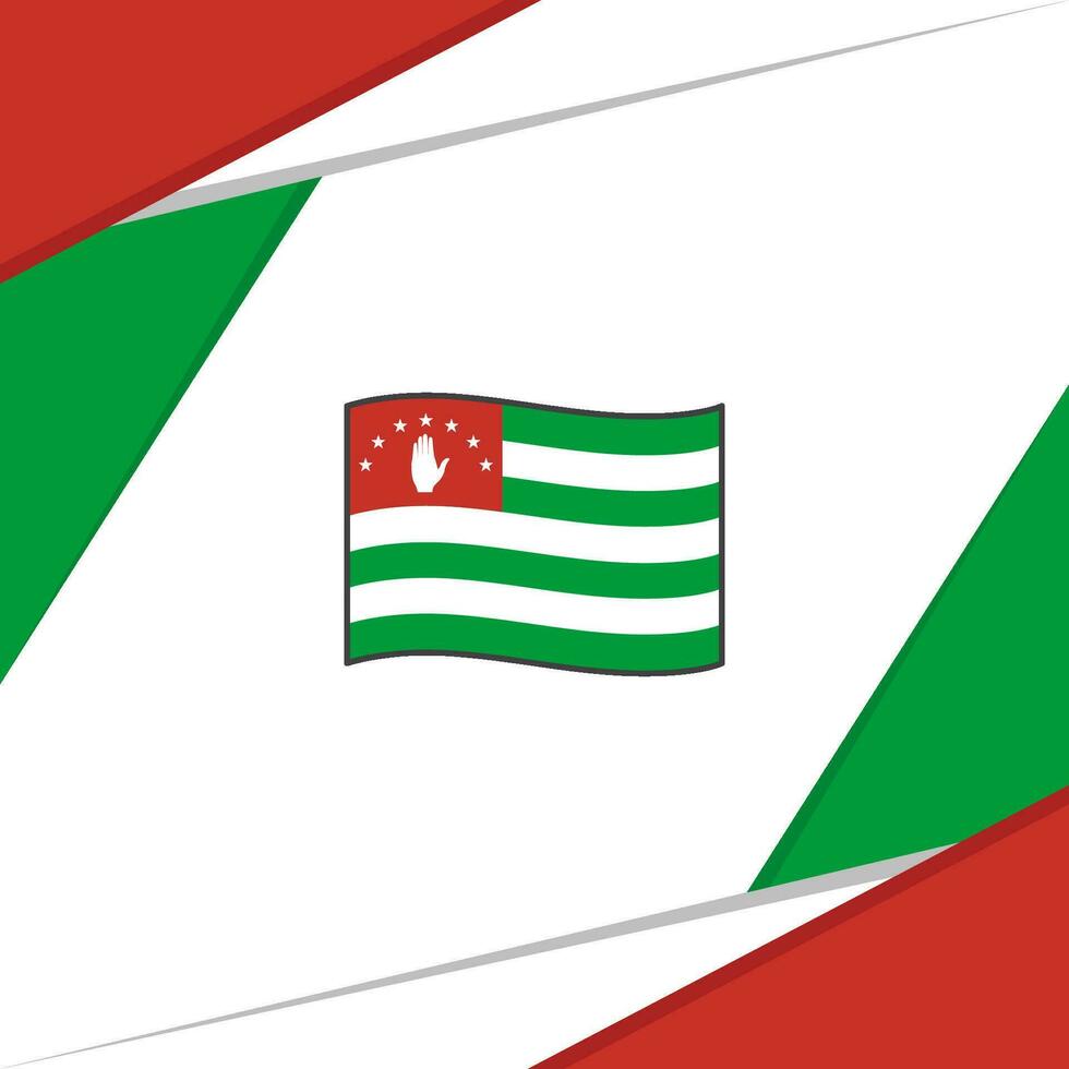 abkhazia flagga abstrakt bakgrund design mall. abkhazia oberoende dag baner social media posta. abkhazia vektor