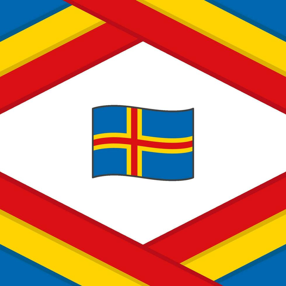 ein Land Inseln Flagge abstrakt Hintergrund Design Vorlage. ein Land Inseln Unabhängigkeit Tag Banner Sozial Medien Post. ein Land Inseln Vorlage vektor