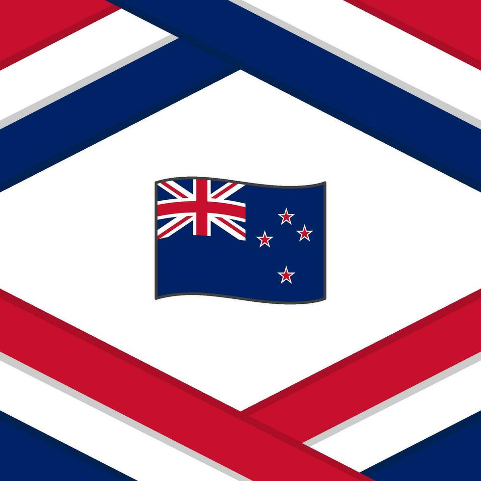 Neu Neuseeland Flagge abstrakt Hintergrund Design Vorlage. Neu Neuseeland Unabhängigkeit Tag Banner Sozial Medien Post. Neu Neuseeland Vorlage vektor