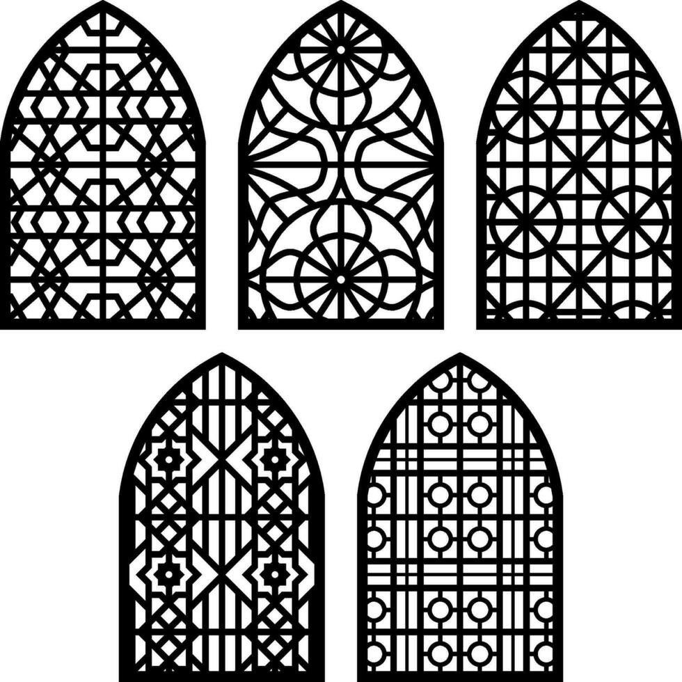 einfach Vektor Muster zum Laser- Schneiden, Dekoration, Ornament, Metall Design, Holz Carving, und Vektor