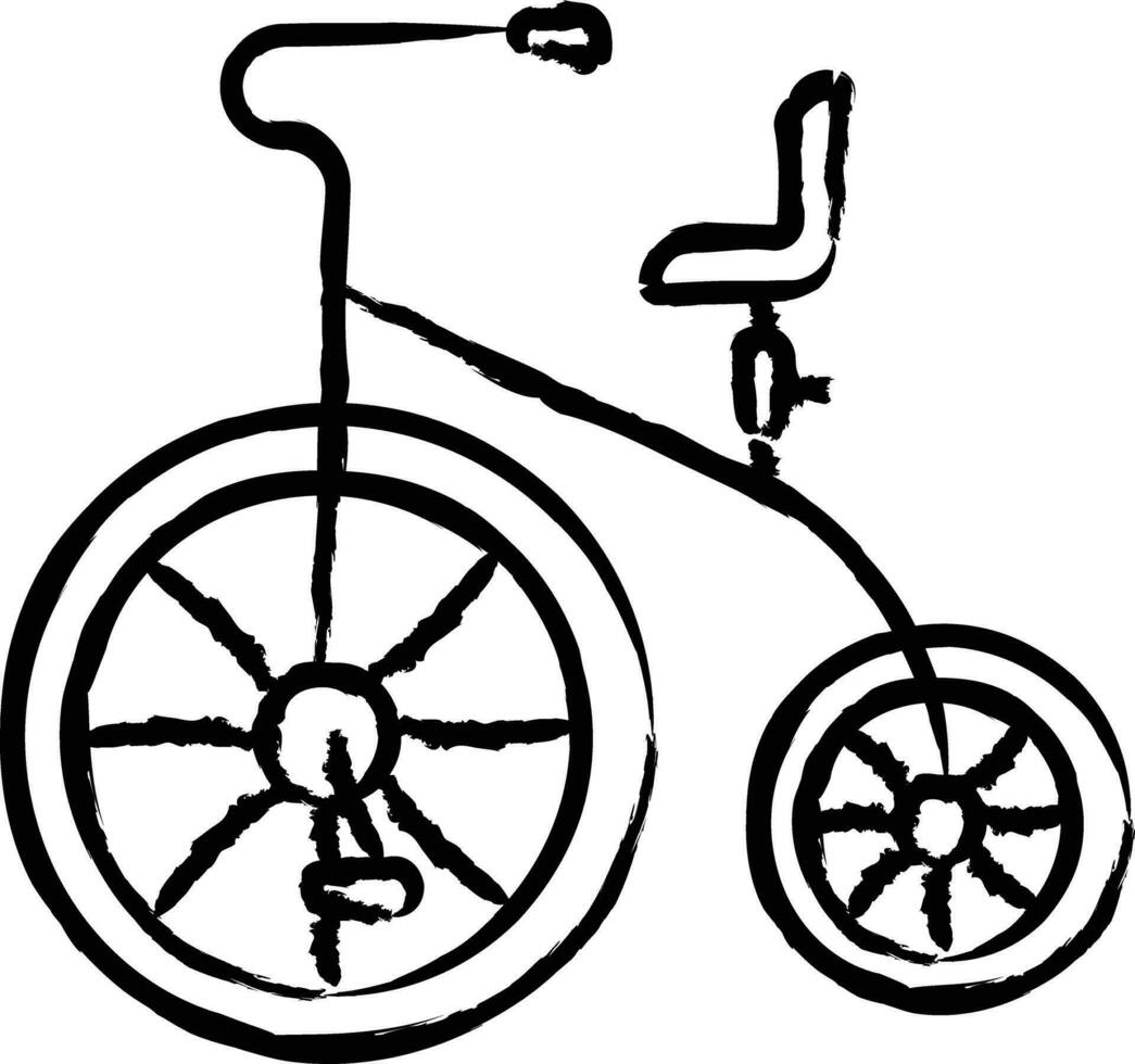 Fahrrad Hand gezeichnet Vektor Illustration