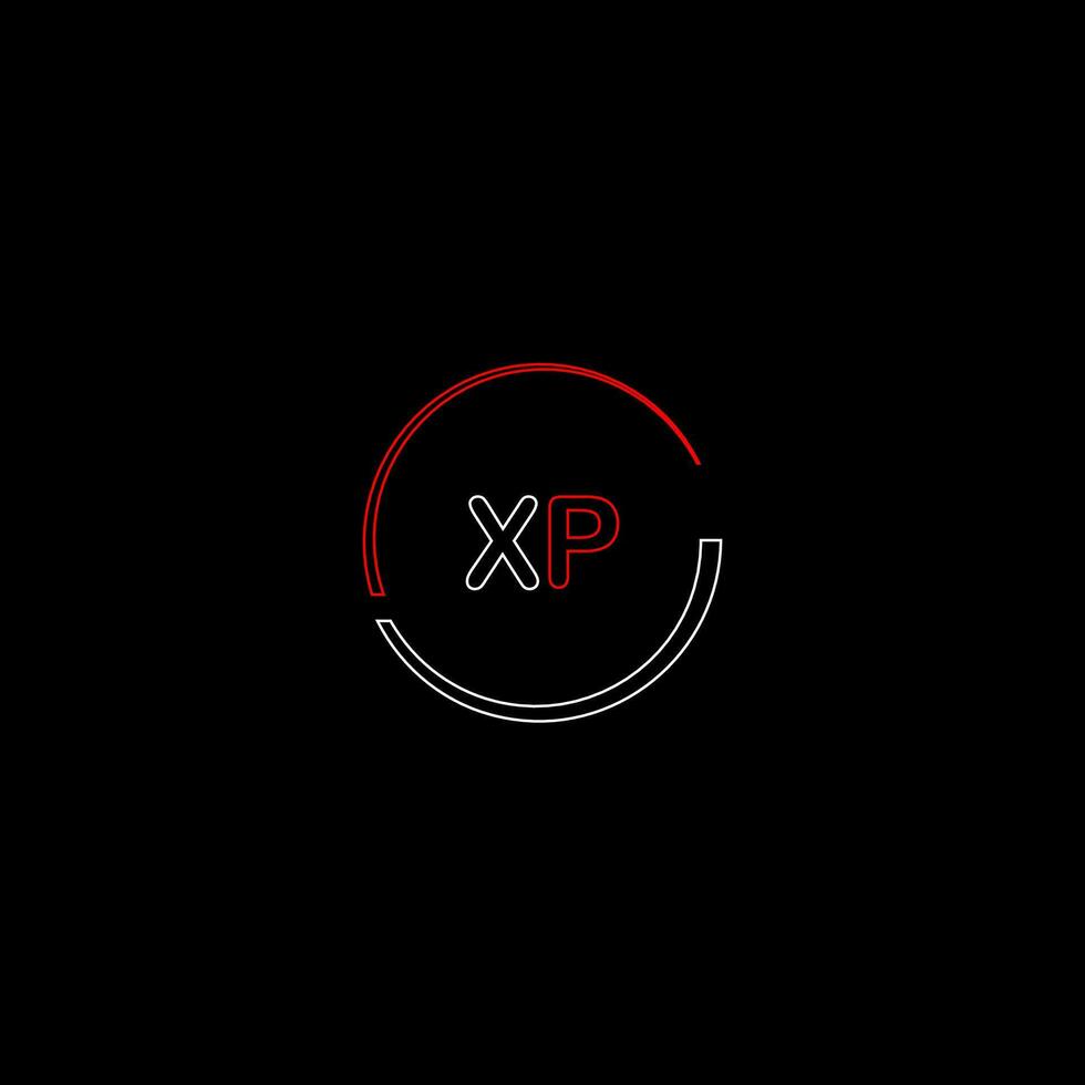 xp kreativ modern brev logotyp design mall vektor