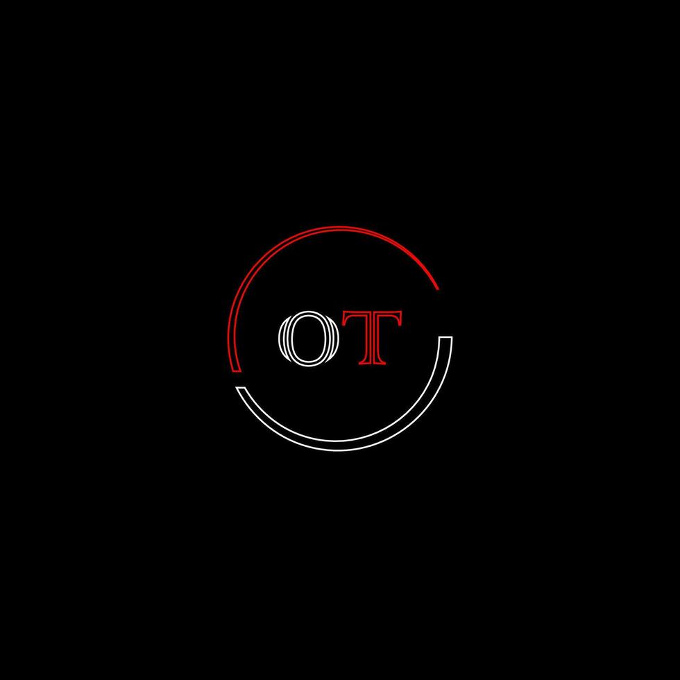 ot kreativ modern Briefe Logo Design Vorlage vektor