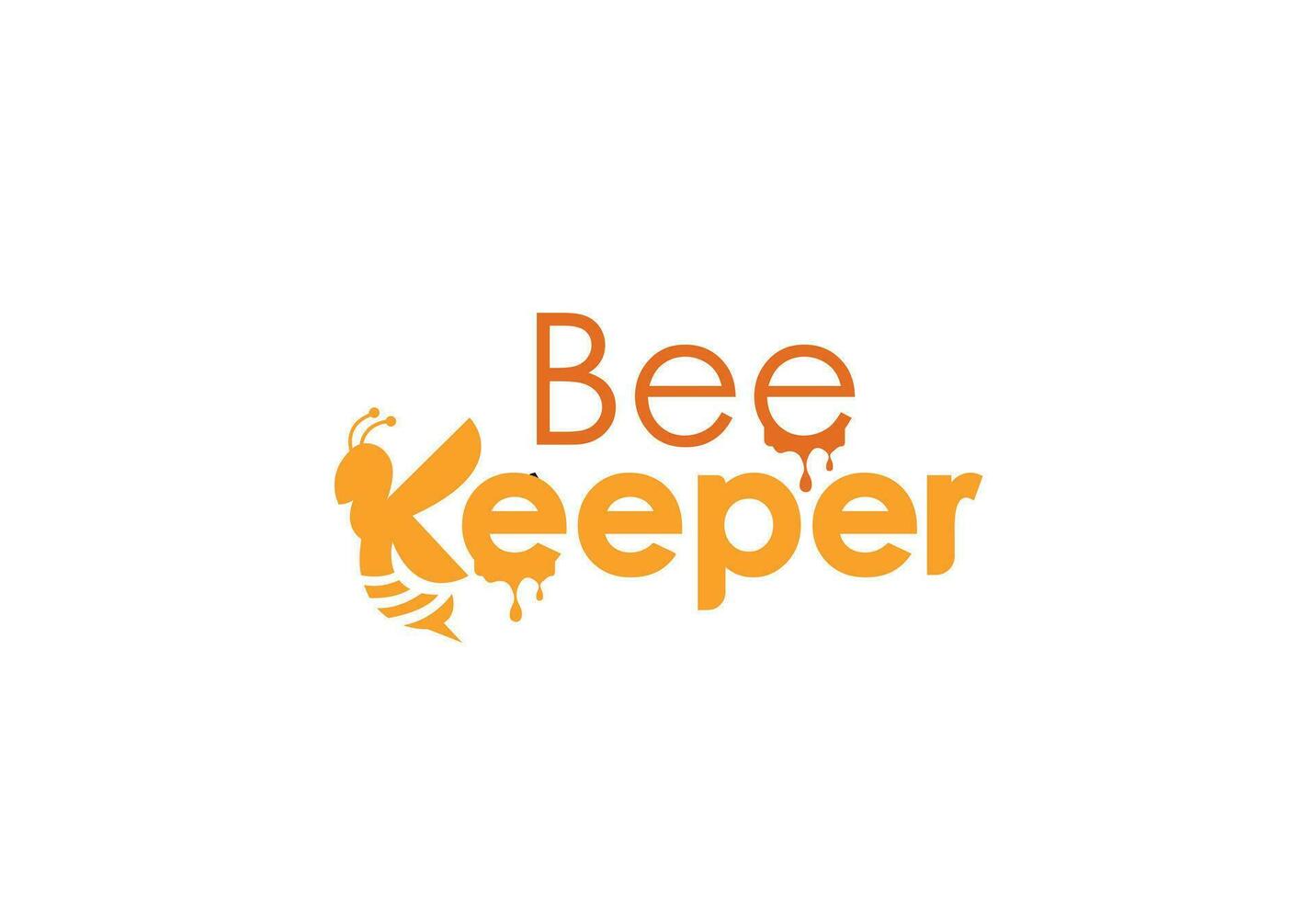 Honigbienen-Logo vektor