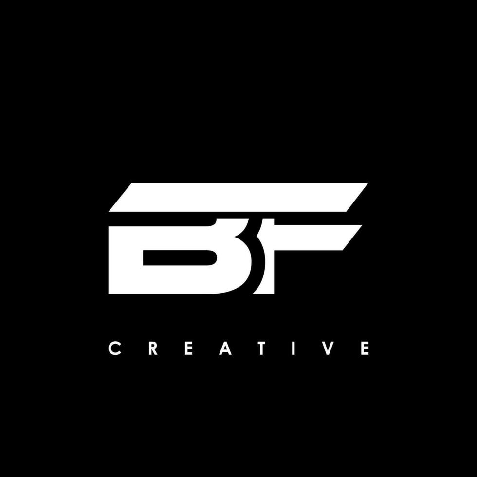 bf Brief Initiale Logo Design Vorlage Vektor Illustration