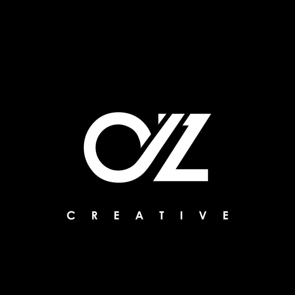 oz Brief Initiale Logo Design Vorlage Vektor Illustration