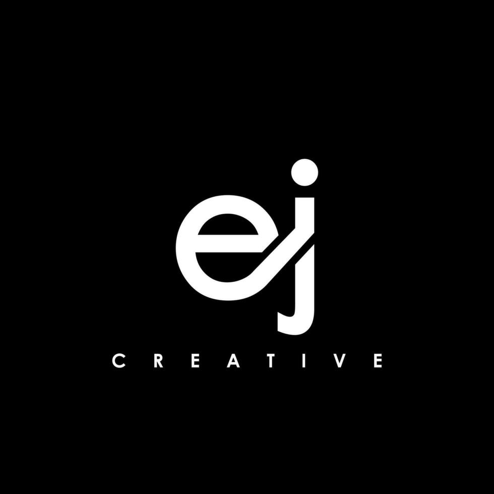 ej Brief Initiale Logo Design Vorlage Vektor Illustration