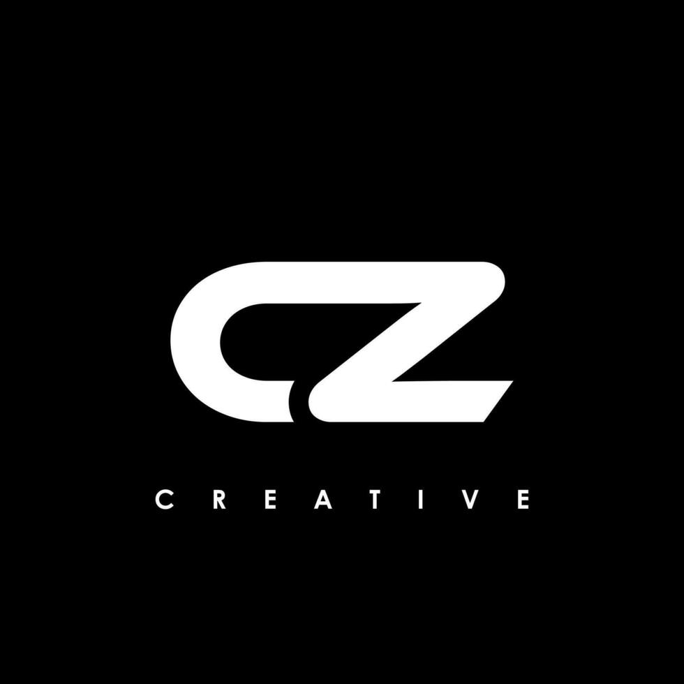 cz Brief Initiale Logo Design Vorlage Vektor Illustration