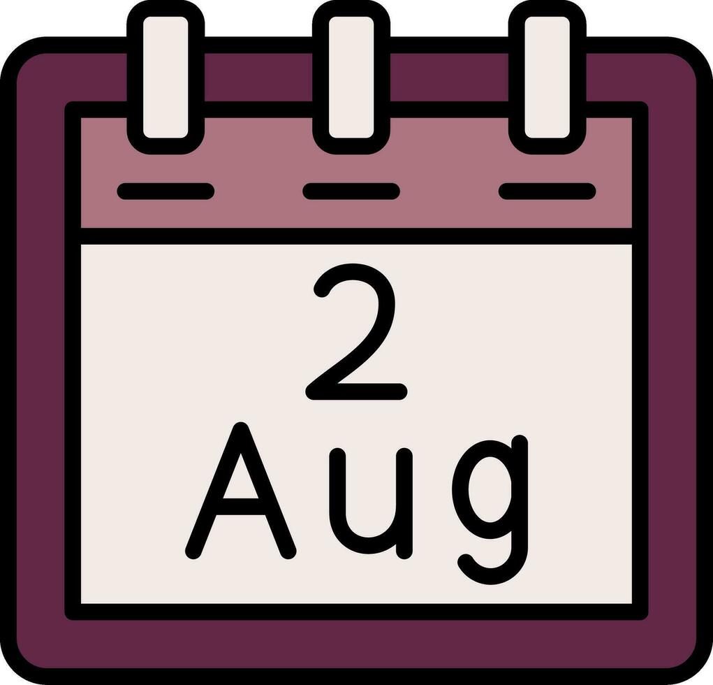 August 2 Vektor Symbol