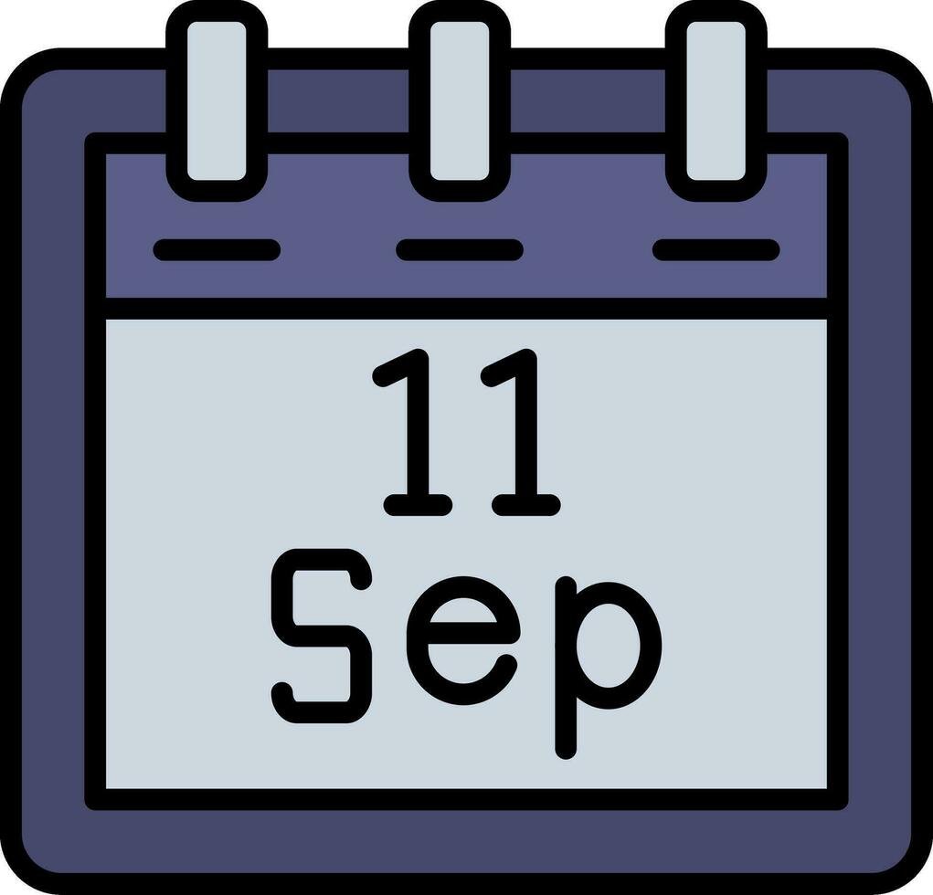 september 11 vektor ikon