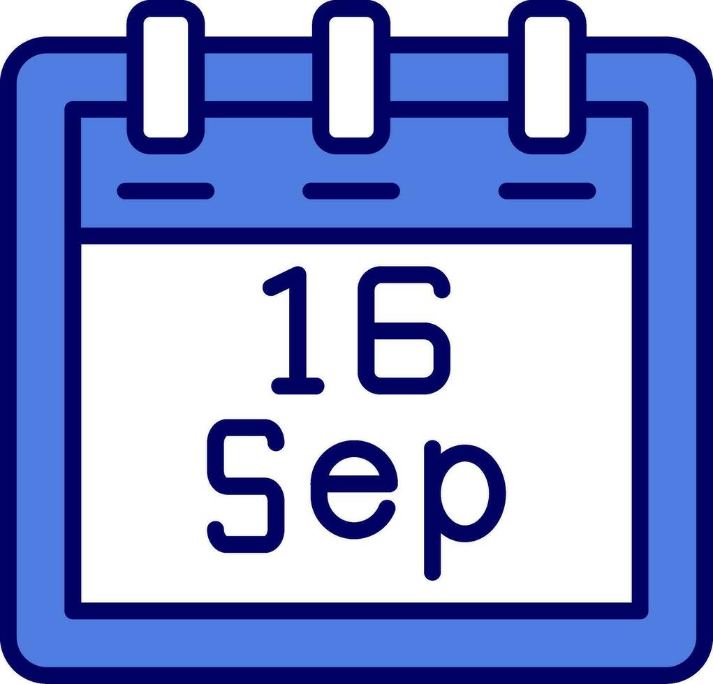 September 16 Vektor Symbol