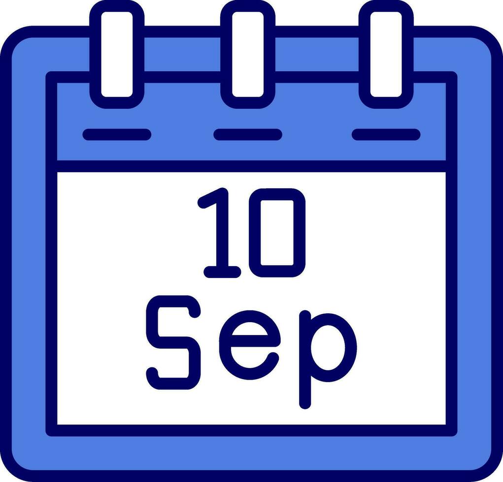 September 10 Vektor Symbol