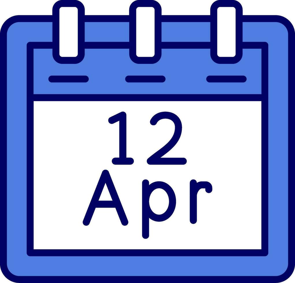 April 12 Vektor Symbol