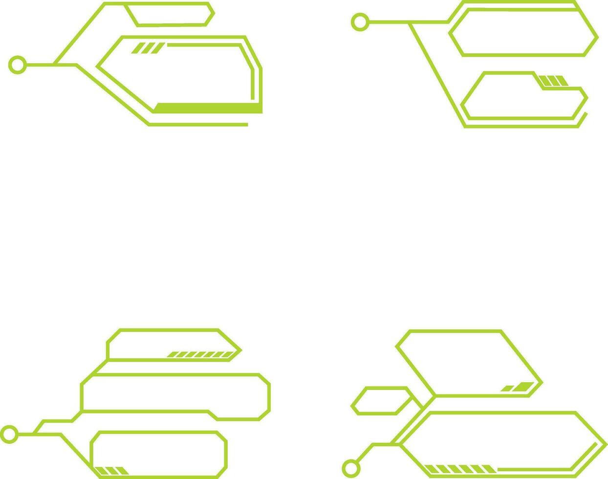 hud aufbieten, ausrufen, zurufen Titel Rahmen zum Digital Technologie. Vektor Illustration.