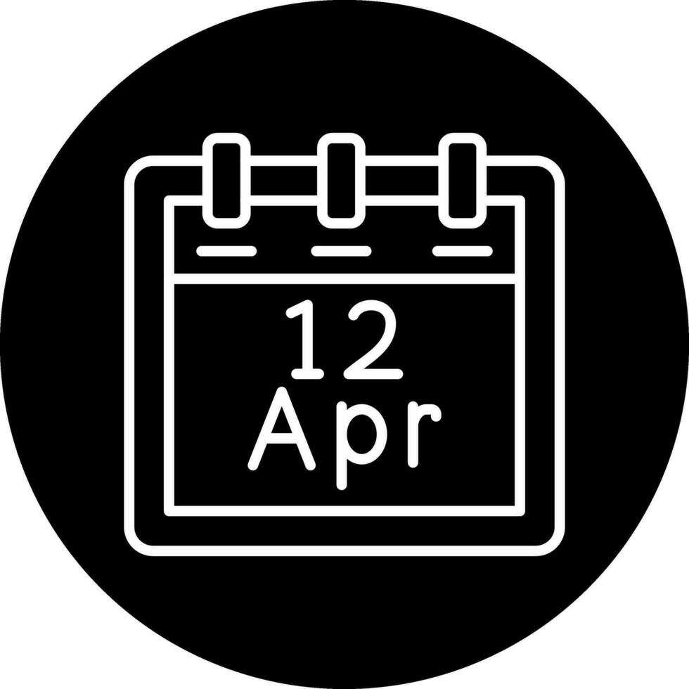 April 12 Vektor Symbol