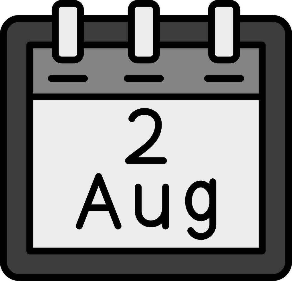 August 2 Vektor Symbol