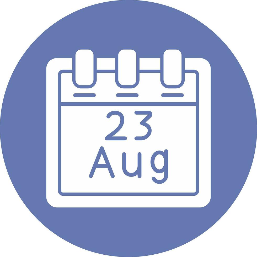 August 23 Vektor Symbol