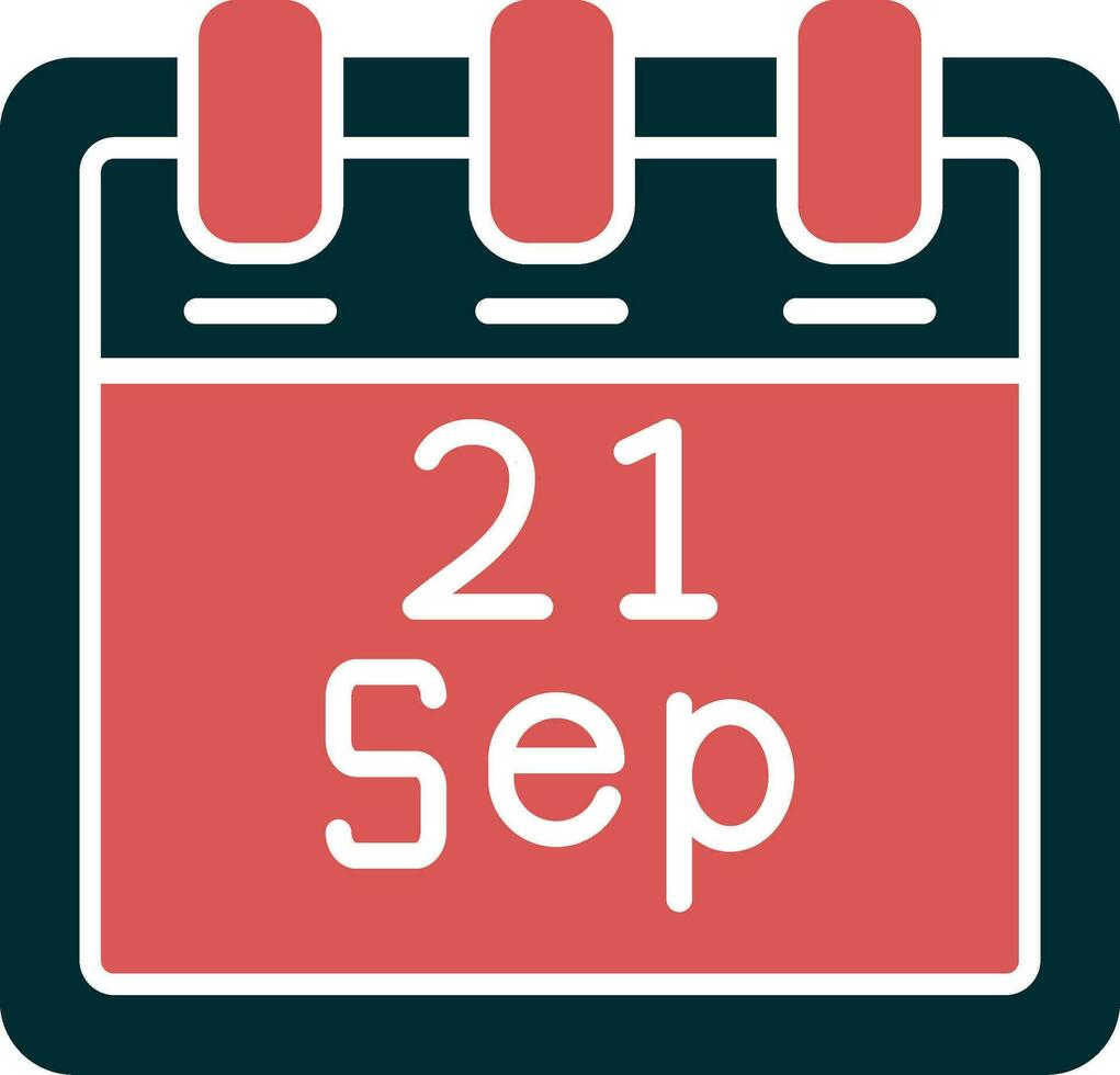 September 21 Vektor Symbol