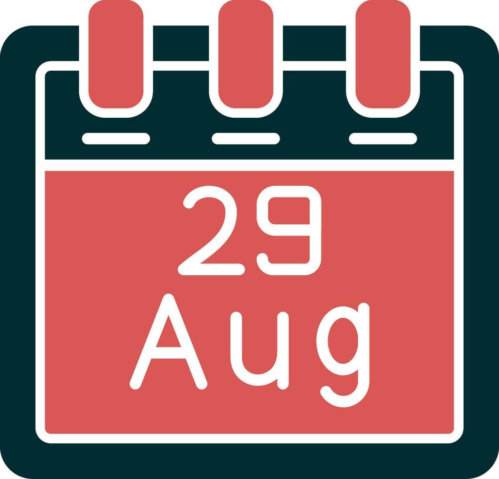 August 29 Vektor Symbol