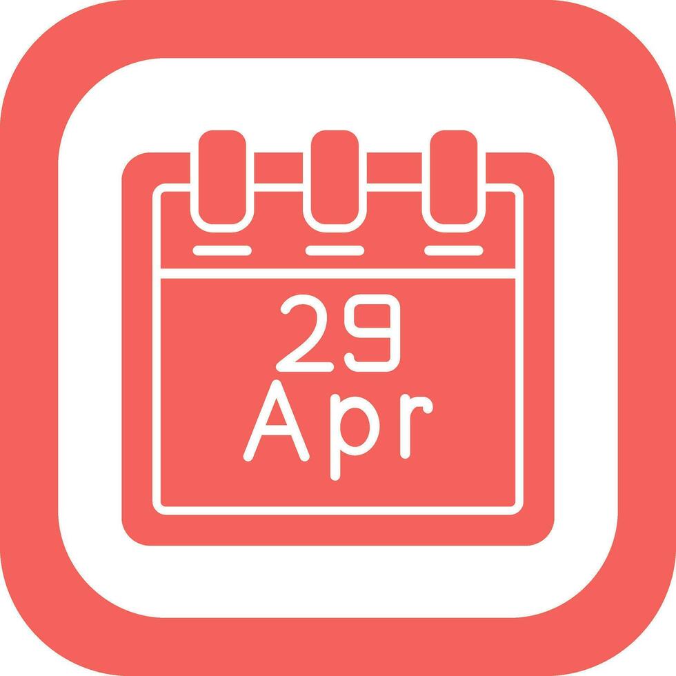 april 29 vektor ikon