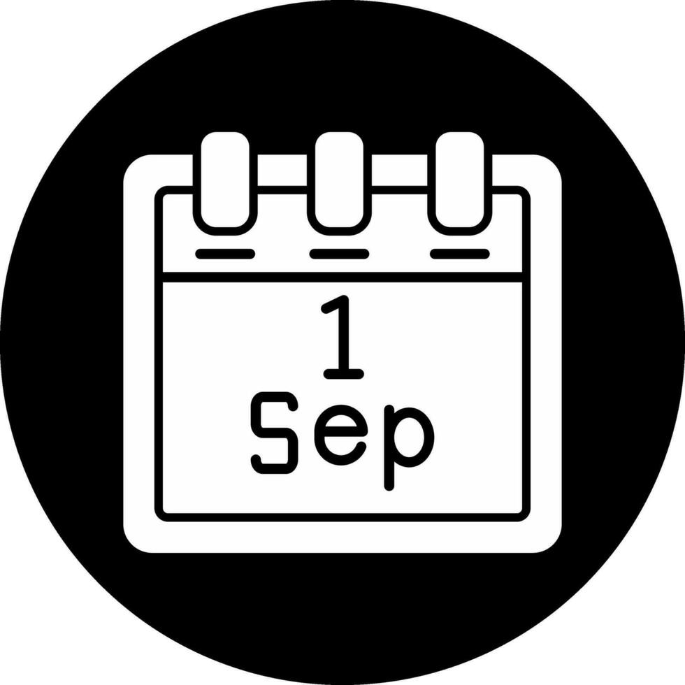 September 1 Vektor Symbol