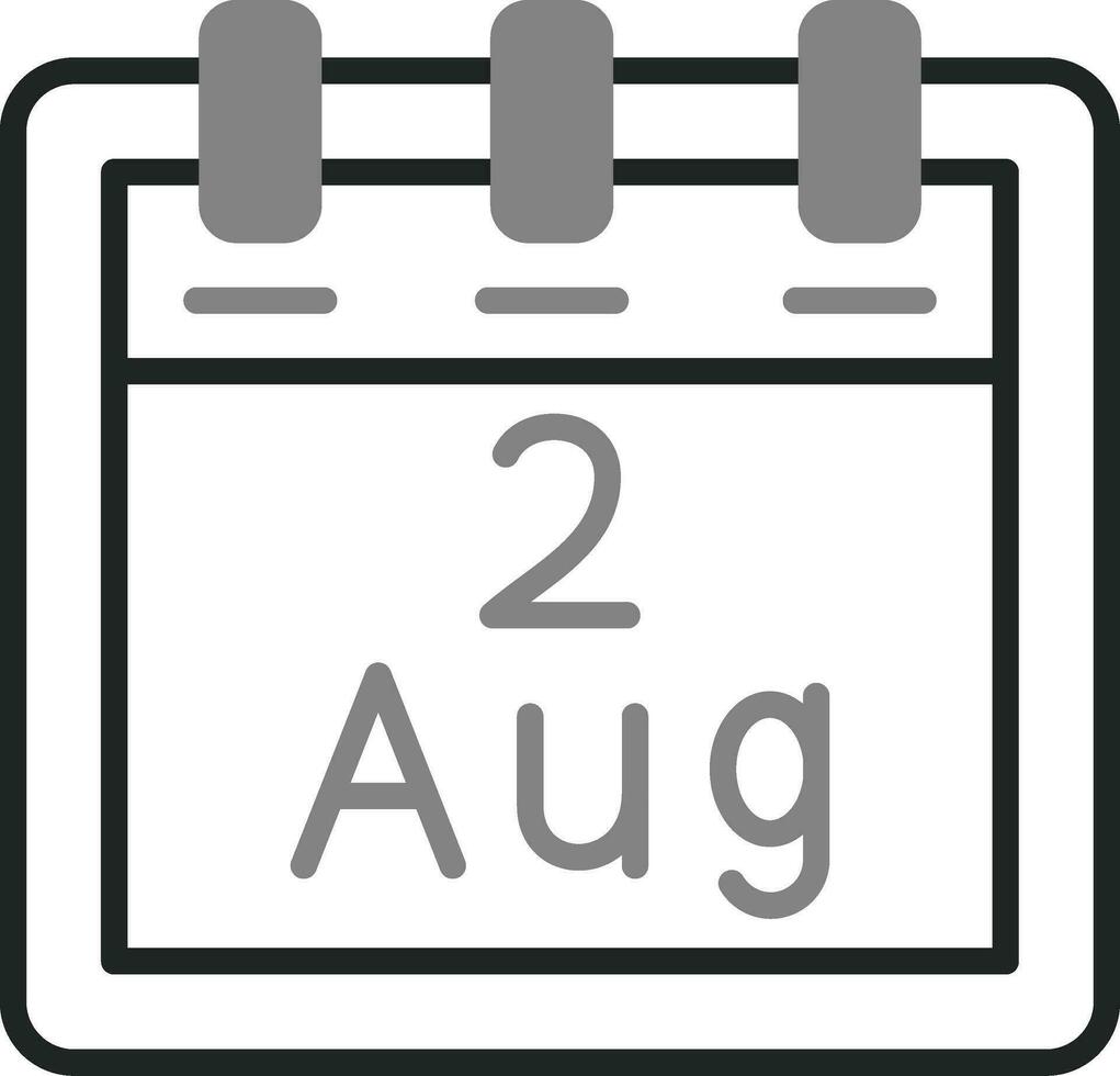 August 2 Vektor Symbol