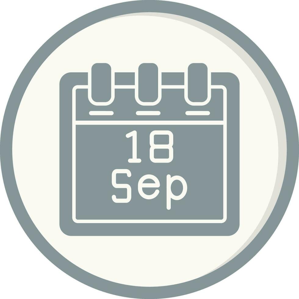 September 18 Vektor Symbol