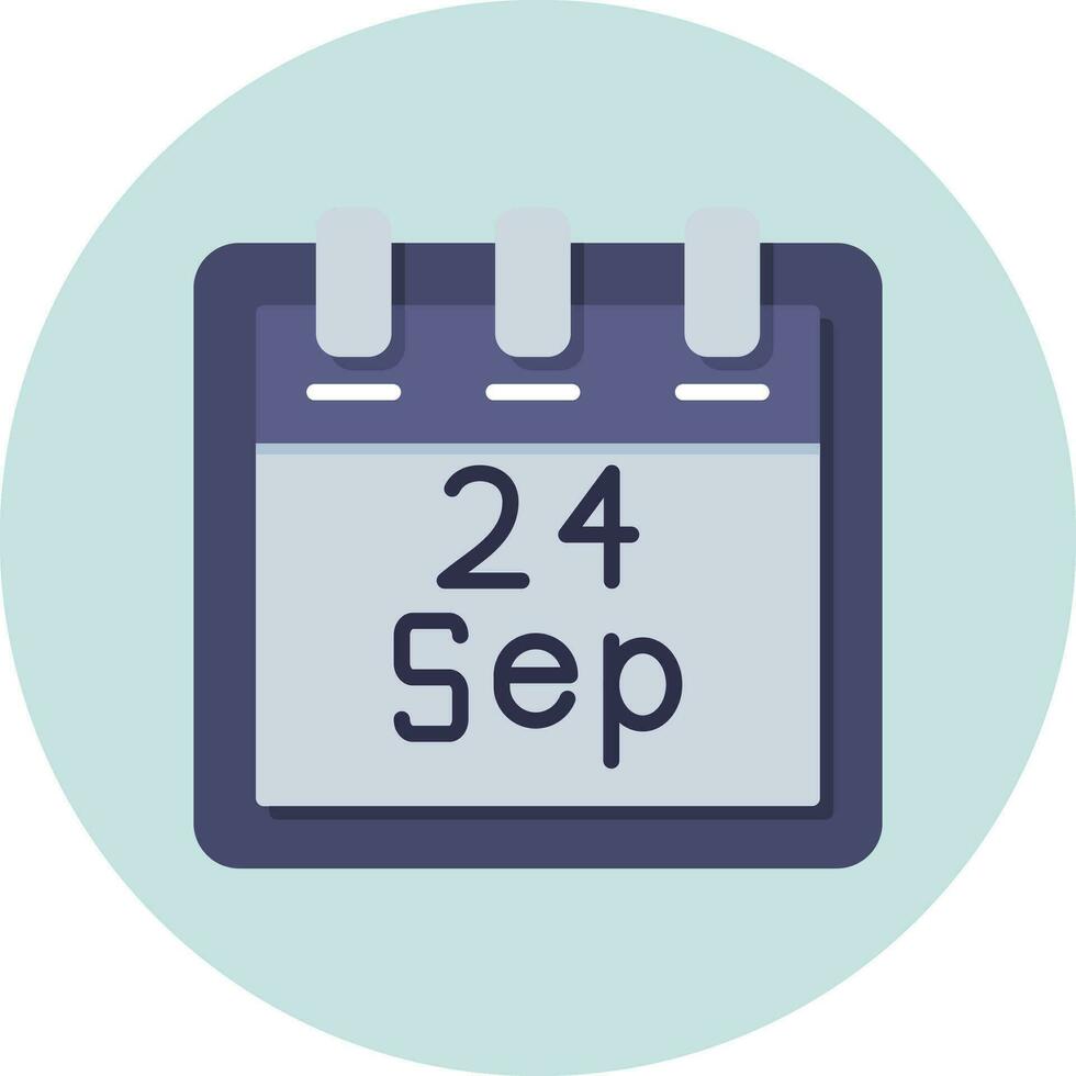 September 24 Vektor Symbol