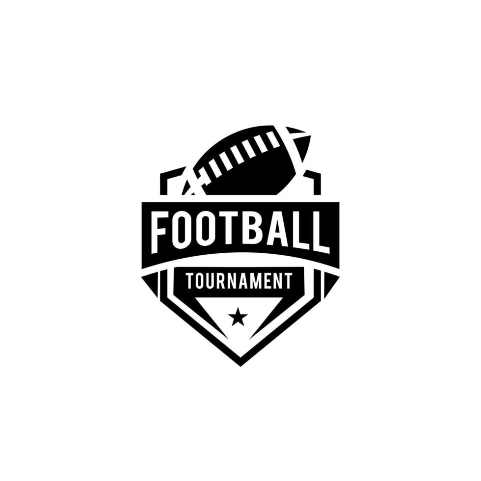 American Football Team Logo Icon Design Vektor