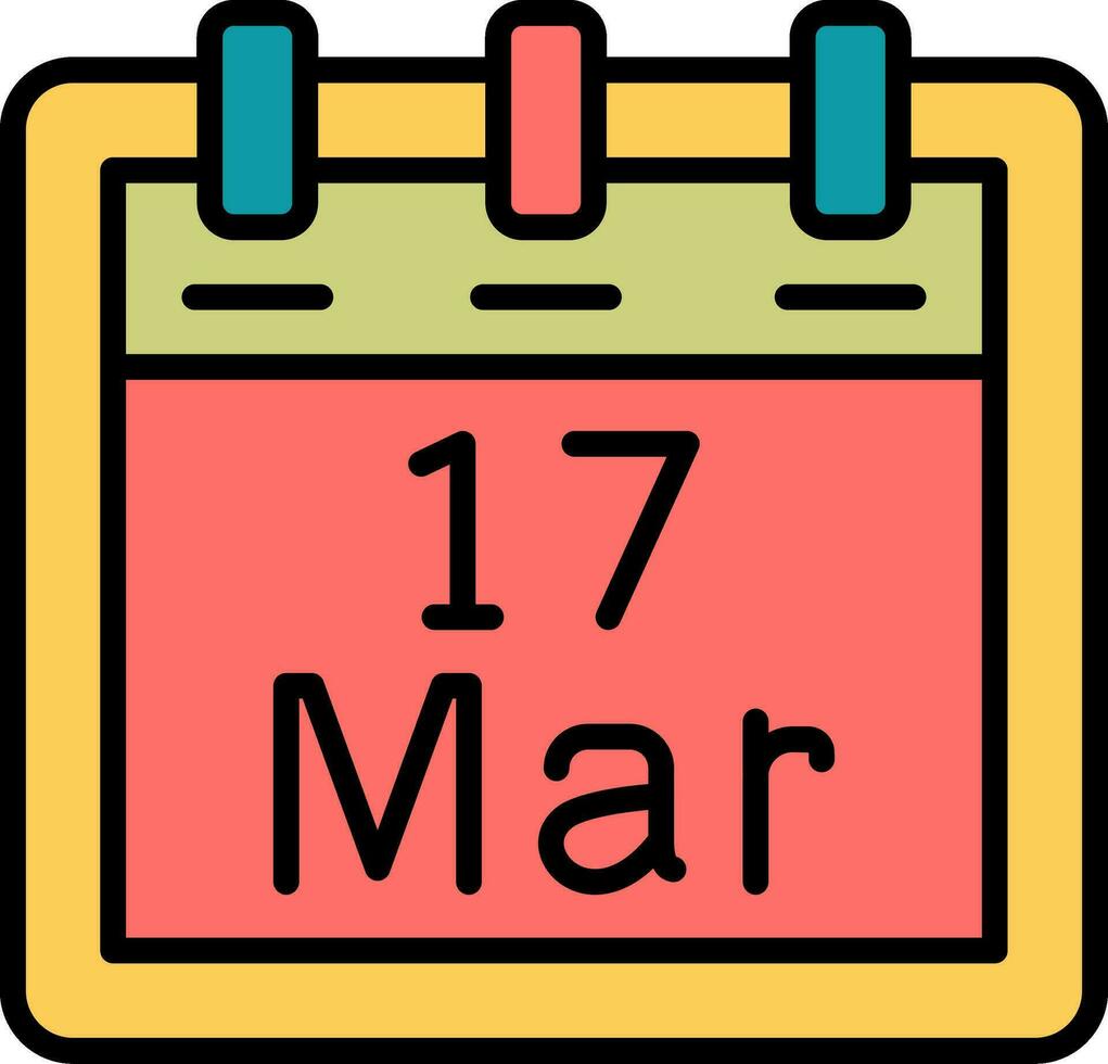 März 17 Vektor Symbol