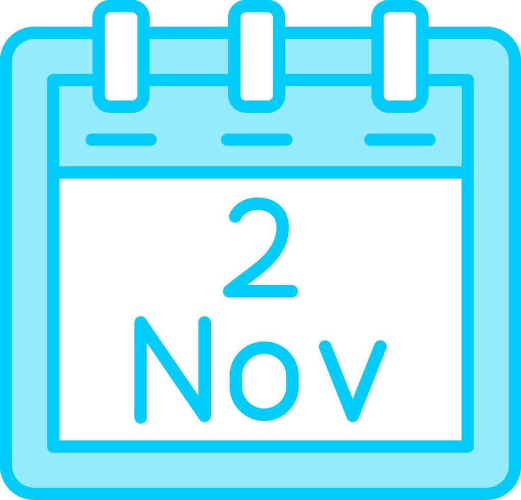 November 2 Vektor Symbol